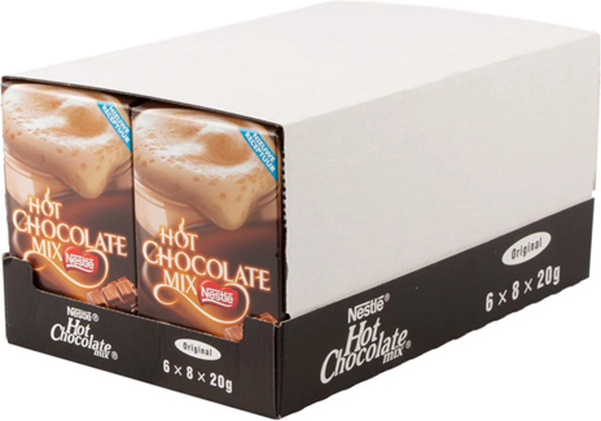 Nestlé - Hot Chocolate Mix - 6 Doosjes à 8 Sticks 5 Nestlé - Hot Chocolate Mix - 6 Doosjes à 8 Sticks - Afbeelding 3