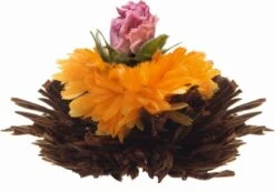 Creano Geschenkset Theebloemen (6 Stuks) En Glazen Theekan -Veilige Voedselwinkel 1200x841