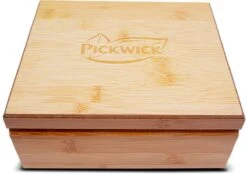 Pickwick Bamboe Houten Theedoos - Geschenkset - 60 Theezakjes -Veilige Voedselwinkel 1200x846