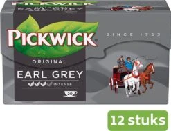 Pickwick Earl Grey Zwarte Thee - 12 X 20 Zakjes -Veilige Voedselwinkel 1200x925