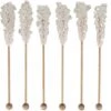 Luxe Kandijsticks - 10 Stuks - Thee - Koffie – Drank – Feest - Kandij - Sticks - Koffiesuiker - Kandij Sticks - Tafelversiering - Cadeau – Gift – Suikersticks – Cocktail - Wit - Kandijsuiker - Feestdagen - Hightea -Veilige Voedselwinkel 1200x932