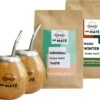 Yerba Mate Starterspakket Duo - 2x Traditionele Kalebas - 2x Bombilla - 1x Original & 1x Winter Yerba Maté