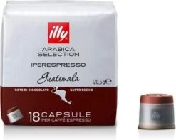 Illy Capsules Iperespresso Arabica Selection Guatemala 6 X 18 Stuks -Veilige Voedselwinkel 1200x956 1