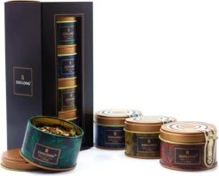 Soolong South Africa Nr40 Rooibos Cadeau Of Proefpakket Met Vier Luxe Theeen - Losse Rooibos & Honeybush - Ideaal Als Relatiegeschenk, Proeverij Of Met Valentijnsdag - Assortiment 4stuks -Veilige Voedselwinkel 1200x967 2