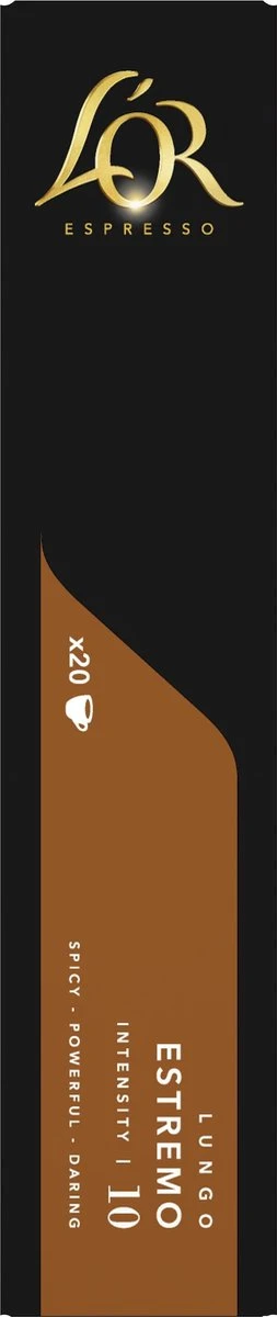 L'OR Lungo Estremo (10) - 10 X 20 Koffiecups 8 L'OR Lungo Estremo (10) - 10 X 20 Koffiecups - Afbeelding 6