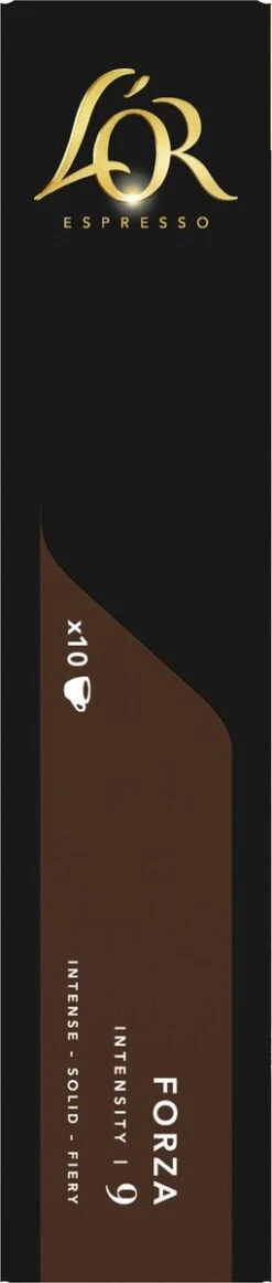 L'OR Espresso Forza Koffiecups - Intensiteit 9/12 - 10 X 10 Capsules 19 L'OR Espresso Forza Koffiecups - Intensiteit 9/12 - 10 X 10 Capsules -Veilige Voedselwinkel 255x1200 3
