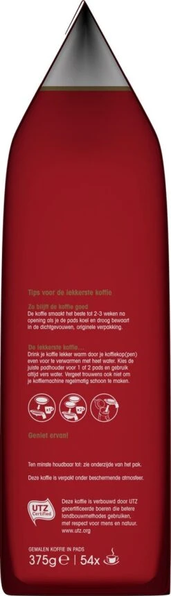 Douwe Egberts Aroma Rood Koffiepads - 4 X 54 Pads -Veilige Voedselwinkel 345x1200