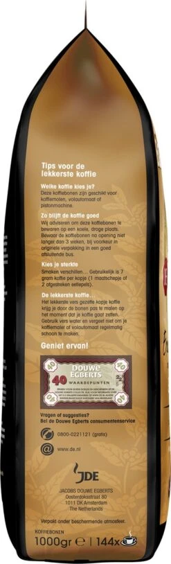 Douwe Egberts Excellent Gold Koffiebonen - 5/9 Intensiteit - 4 X 1kg -Veilige Voedselwinkel 364x1200 5