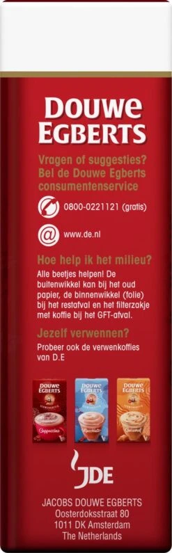 Douwe Egberts Aroma Rood Filterkoffie - 24 X 250 Gram 13 Douwe Egberts Aroma Rood Filterkoffie - 24 X 250 Gram -Veilige Voedselwinkel 373x1200 1