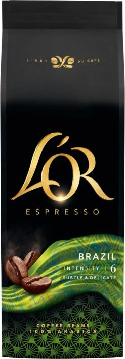 L'OR Espresso Origins Brazil Koffiebonen (6) - 4 X 500 Gram -Veilige Voedselwinkel 420x1200