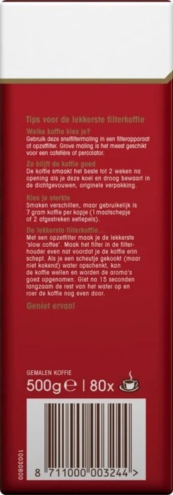 Douwe Egberts Aroma Rood Filterkoffie - 6 X 500 Gram -Veilige Voedselwinkel 420x1200 3