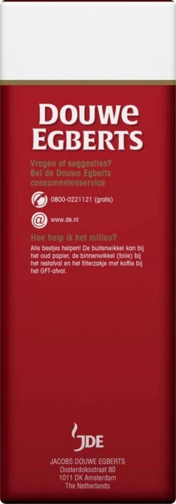 Douwe Egberts Aroma Rood Donker Filterkoffie - 6 X 500 Gram -Veilige Voedselwinkel 420x1200 6
