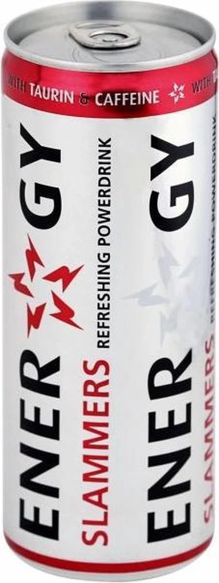 Slammers Energy Drink - 12x 250 Ml 4 Slammers Energy Drink - 12x 250 Ml - Afbeelding 2