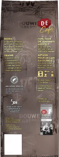 Douwe Egberts D.E Café Delicaat Rond Koffiebonen - Intensiteit 5/9 - 4 X 500 Gram -Veilige Voedselwinkel 453x1200 6