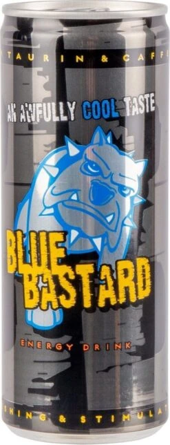 Energy Drink Blue Bastard | Tray 24 Blikjes Van 25cl