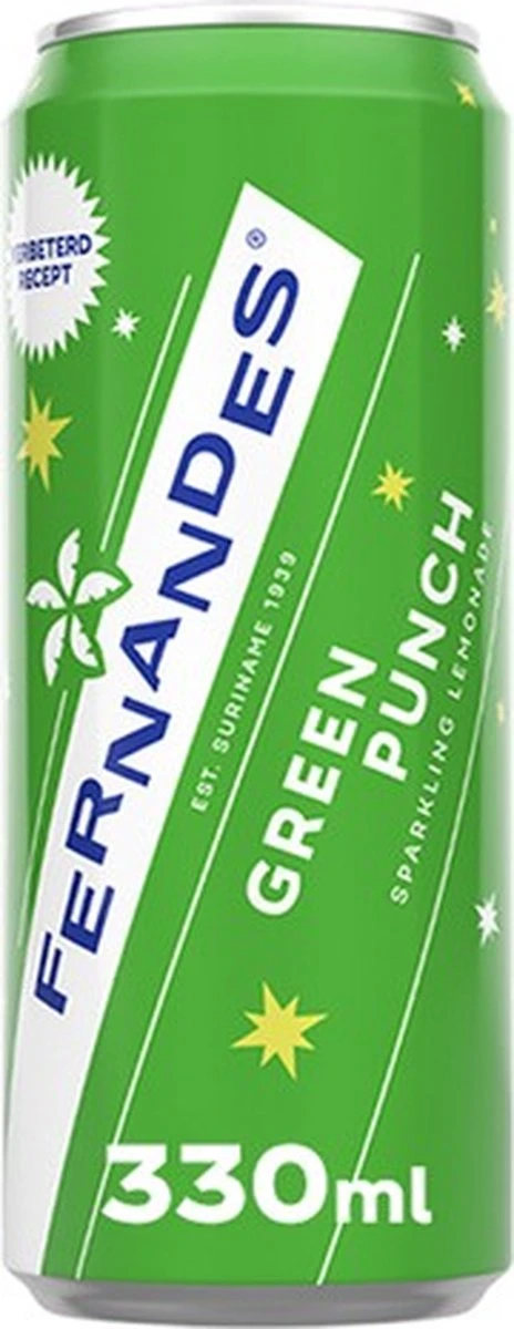 Fernandes Green Punch Blik 24x330 Ml 4 Fernandes Green Punch Blik 24x330 Ml - Afbeelding 2