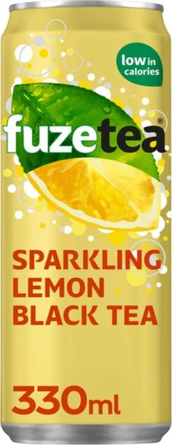 Frisdrank Fuzetea Sparkling Lemon 330ml - 24 Stuks - 24 Stuks
