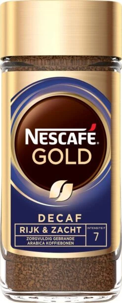 Nescafé Gold Decafé Oploskoffie - 6 Potten à 100 Gram 11 Nescafé Gold Decafé Oploskoffie - 6 Potten à 100 Gram -Veilige Voedselwinkel 484x1200 2