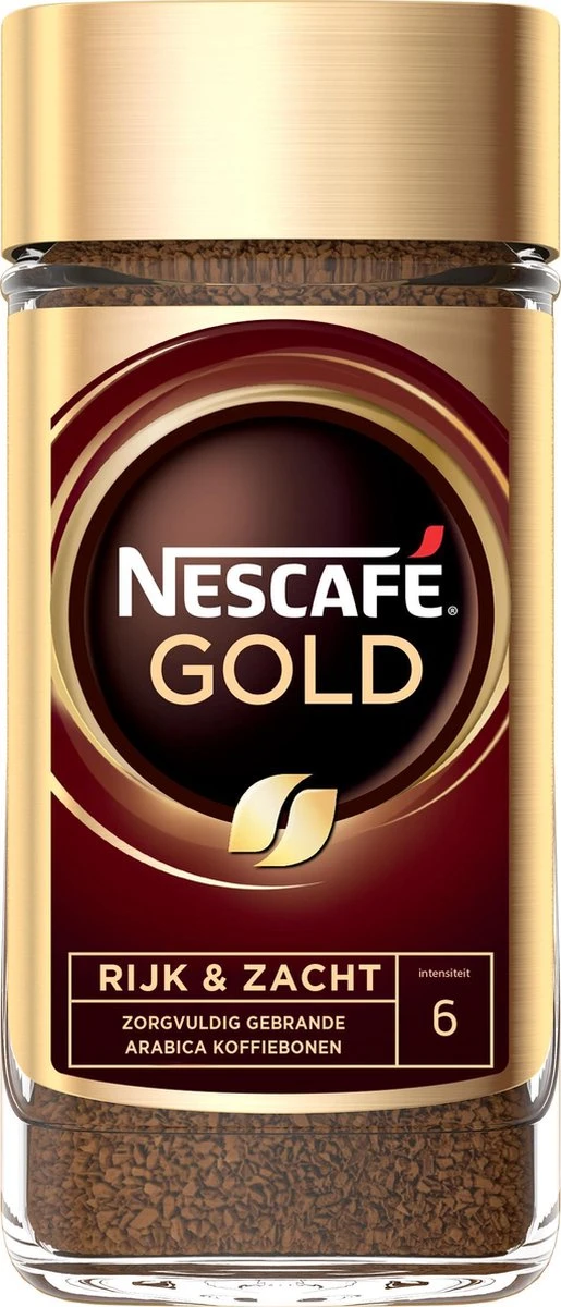 Nescafé Gold Oploskoffie - 6 Potten à 200 Gram 6 Nescafé Gold Oploskoffie - 6 Potten à 200 Gram - Afbeelding 4
