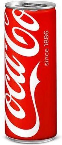 Coca-Cola Regular, Frisdrank, 0,25 L, Blik (pak 24 X 25 Centiliter)