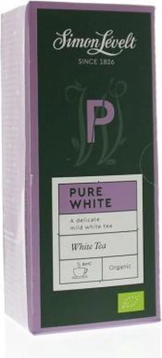 Simon Lévelt | Pure White Premium Organic Tea - 20 Theezakjes 5 Simon Lévelt | Pure White Premium Organic Tea - 20 Theezakjes - Afbeelding 3