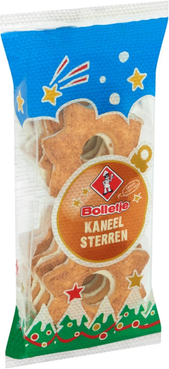 Bolletje - Kaneelsterren - 12x175 Gram - Kerst Koek - Kerst Zoetwaren - Koek - Kerst Decoratie - Kerstkoek - Kerst Eten - Ster - Kerstpakket Assortiment 4 Bolletje - Kaneelsterren - 12x175 Gram - Kerst Koek - Kerst Zoetwaren - Koek - Kerst Decoratie - Kerstkoek - Kerst Eten - Ster - Kerstpakket Assortiment - Afbeelding 2