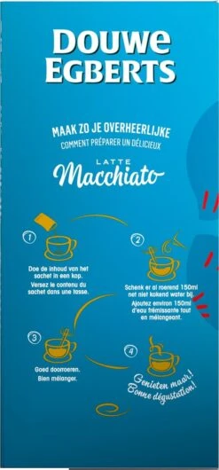 Douwe Egberts Verwenkoffie Latte Macchiato Oploskoffie - 5 X 8 Zakjes -Veilige Voedselwinkel 559x1200 3
