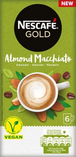 Nescafé Gold Almond Macchiato Oploskoffie - 6 Doosjes à 6 Zakjes -Veilige Voedselwinkel 583x1200 2