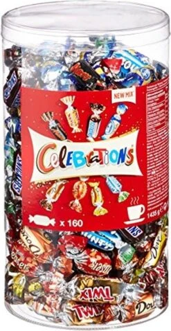 Mars Celebrations - 160 Mini's - 1,435 Kg