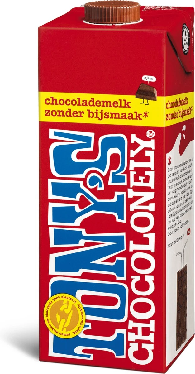 Tony's Chocolonely Chocolademelk - Chocolade Melk - Hot Chocolate - 8 X 1 Liter 4 Tony's Chocolonely Chocolademelk - Chocolade Melk - Hot Chocolate - 8 X 1 Liter - Afbeelding 2