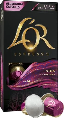 L'OR Espresso Origins India (10) - 10 X 10 Koffiecups 11 L'OR Espresso Origins India (10) - 10 X 10 Koffiecups -Veilige Voedselwinkel 647x1200