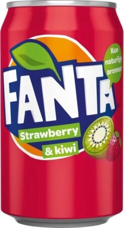 Fanta Strawberry Kiwi Blikjes Tray - 24 X 33cl -Veilige Voedselwinkel 655x1200