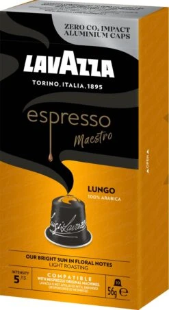 Lavazza Espresso Lungo - Aluminium Nespresso Capsules - 10 Stuks -Veilige Voedselwinkel 656x1200 1