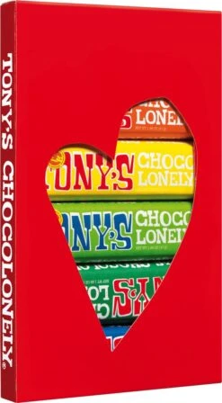 Tony's Chocolonely Chocolade Proeverijtje Hartje - Moederdag Cadeautje Hart - 6 Verschillende Smaken - 288 Gram