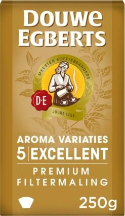 Douwe Egberts Excellent - Filterkoffie - 12 X 250 Gram -Veilige Voedselwinkel 699x1200