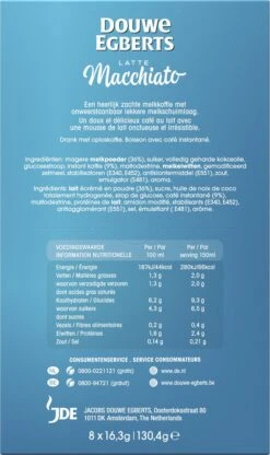 Douwe Egberts Verwenkoffie Latte Macchiato Oploskoffie - 5 X 8 Zakjes -Veilige Voedselwinkel 713x1200 6