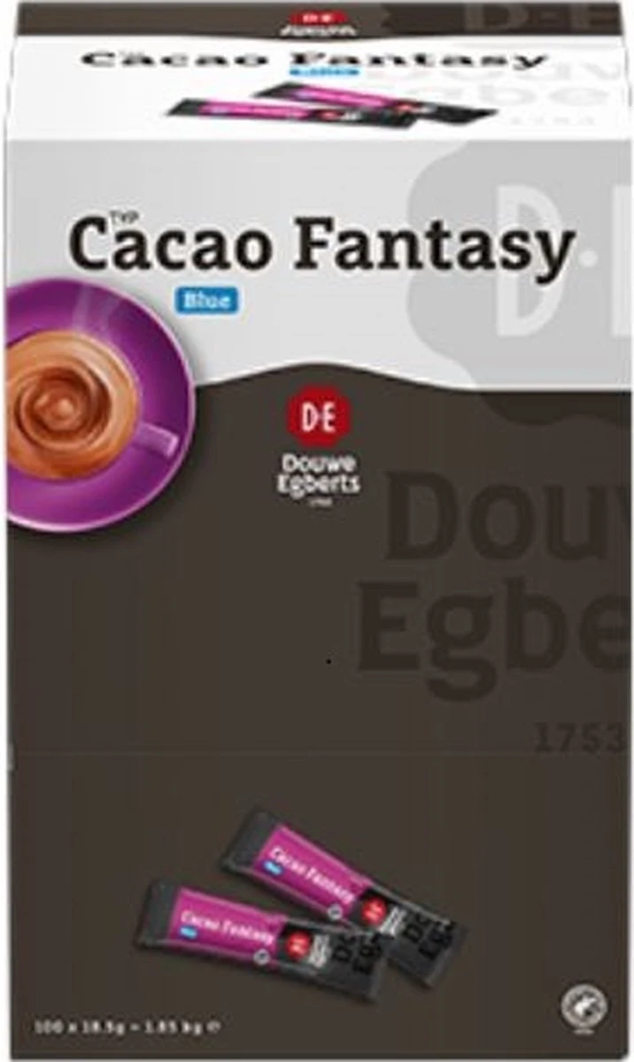 Douwe Egberts | Chocolademelk Sticks | Cacao Fantasy UTZ | 100 X 18,5gr 3 Douwe Egberts | Chocolademelk Sticks | Cacao Fantasy UTZ | 100 X 18,5gr