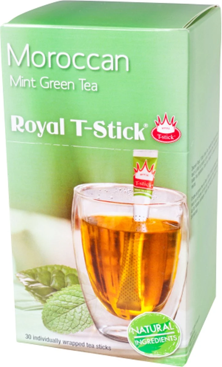 Royal T Stick Marokkaanse Munt Groene Thee (30 Stuks) 5 Royal T Stick Marokkaanse Munt Groene Thee (30 Stuks) - Afbeelding 3