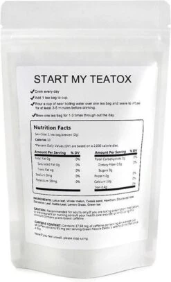 TeaTox™ 28 Dagen Afvallen Detox - Thee - Detox + E-book 30 Recepten -Veilige Voedselwinkel 728x1200 1