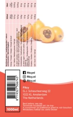 Fitcy | Koffiesiroop | Amaretto | Barista Syrup | Zero | Vegan | Vetvrij | Suikervrij | Keto-vriendelijk | Koffie | Siroop | MET DOSEERPOMP | 1L -Veilige Voedselwinkel 757x1200 1