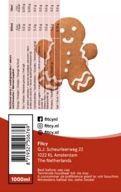 Fitcy | Koffiesiroop | Gingerbread | Barista Syrup | Zero | Vegan | Vetvrij | Suikervrij | Keto-vriendelijk | Koffie | Siroop | MET DOSEERPOMP | 1L 8 Fitcy | Koffiesiroop | Gingerbread | Barista Syrup | Zero | Vegan | Vetvrij | Suikervrij | Keto-vriendelijk | Koffie | Siroop | MET DOSEERPOMP | 1L -Veilige Voedselwinkel 759x1200 1
