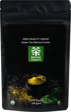 TMomentes® High Quality Culinary MATCHA Thee - Matcha Poeder - Matcha Thee - 100% Organisch Gecertificeerd - 100 Gram -Veilige Voedselwinkel 767x1200