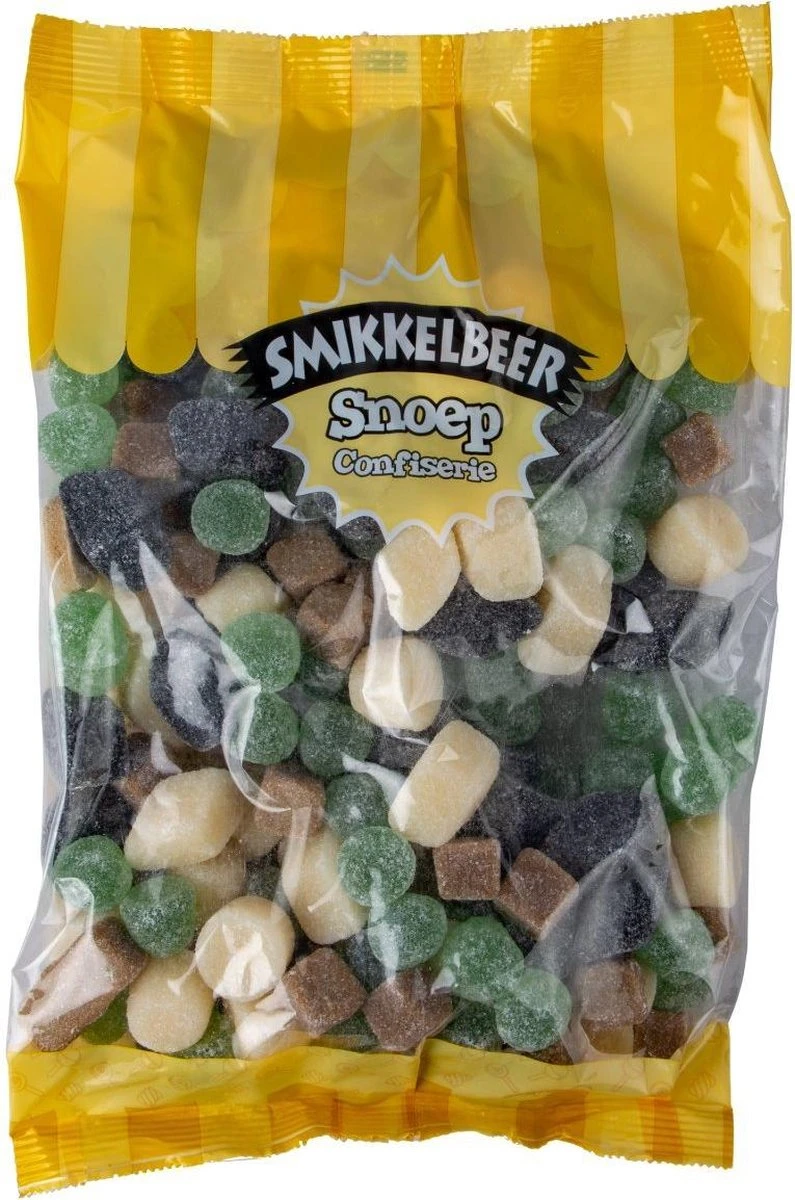 Hoestmelange Snoep Grote XL Zak 1 Kilo Smikkelbeer 3 Hoestmelange Snoep Grote XL Zak 1 Kilo Smikkelbeer