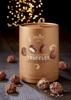 Lemaître Chocolatier - Geschenkverpakking Truffels - Vanille Roomboter & Caramel Zeezout - 500g - Chocolade Cadeau -Veilige Voedselwinkel 848x1200 1