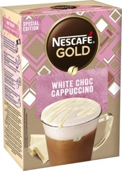 NESCAFE GOLD White Choc Cappuccino 6 Doosjes à 8 Zakjes -Veilige Voedselwinkel 857x1200