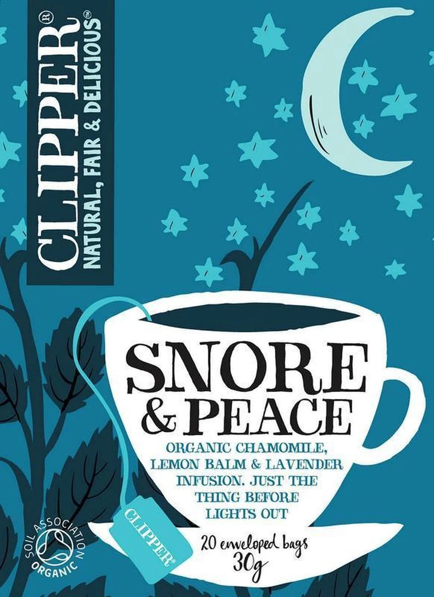 Clipper - Snore & Peace Thee - 20 Zakjes 3 Clipper - Snore & Peace Thee - 20 Zakjes