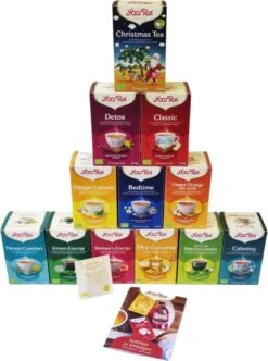Yogi Tea Top 12 - 12 Pakjes X 17 Theezakjes - Incl. Gratis Yogi Tea Sun Salutation Brochure En Een Gratis Theezakje. -Veilige Voedselwinkel 894x1200
