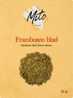 Mito Tea & Herbs - Frambozenblad Thee - Losse Thee - Rijk Aan Ijzer - Vruchtenthee - 50 Gram -Veilige Voedselwinkel 897x1200 1