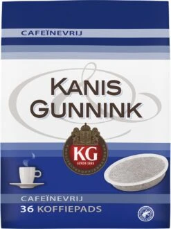 Kanis & Gunnink Cafeïnevrij Koffiepads - 10 X 36 Pads -Veilige Voedselwinkel 898x1200 1