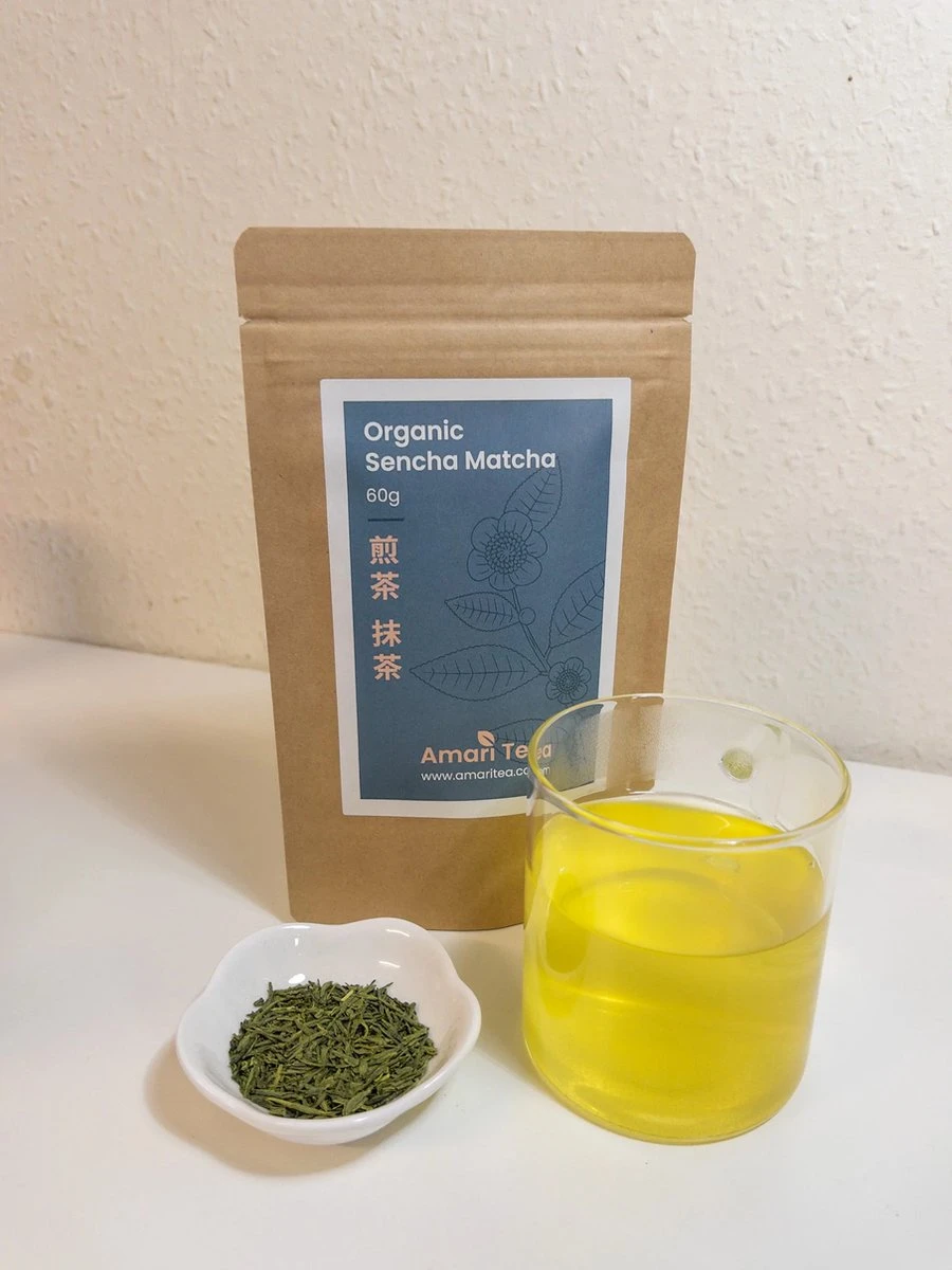Amari Tea - Biologische Sencha Matcha Thee 5 Amari Tea - Biologische Sencha Matcha Thee - Afbeelding 3